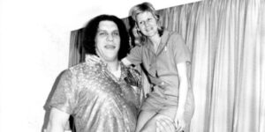 Jean Christiansen and Andre The Giant