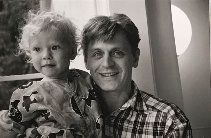 Peter Andrew Baryshnikov and his father, Mikhail Baryshnikov