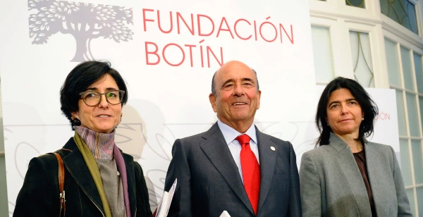 Carmen Botín O'Shea with parents Emilio Botin and Paloma Botin